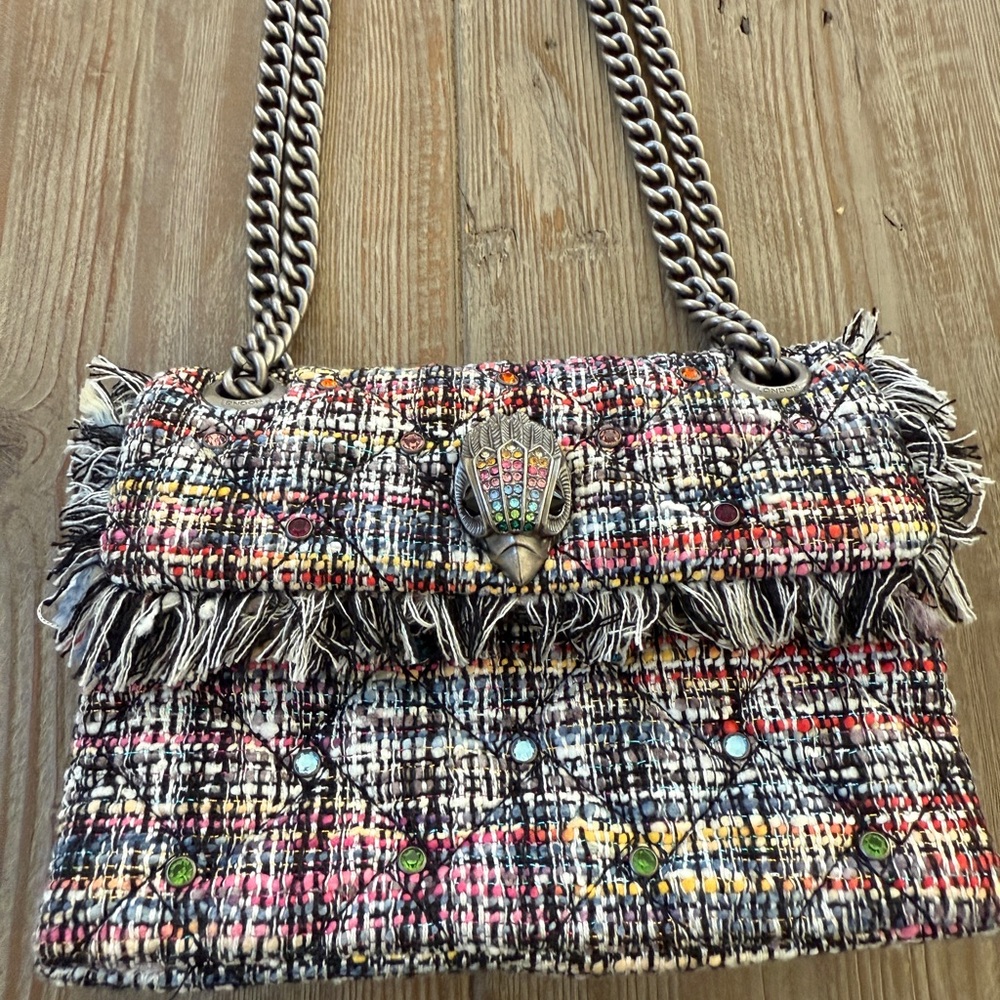 Kurt Geiger Multicolor Tweed Mini Bag